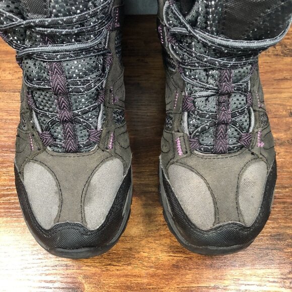 Merrell Womens Size 6.5 Kiandra Black Waterproof 200g Winter Hiking Boots - Picture 2 of 9